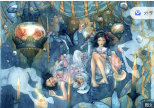 零基础想学国风水彩？这套国风手绘水彩课程拿去【441期】-yadaren