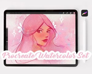 procreate水彩笔刷天花板？这套工具重新定义数字绘画表现力【923期】-yadaren